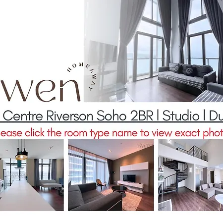 Kwen Suites - City Centre Riverson Soho 2Br L Studio